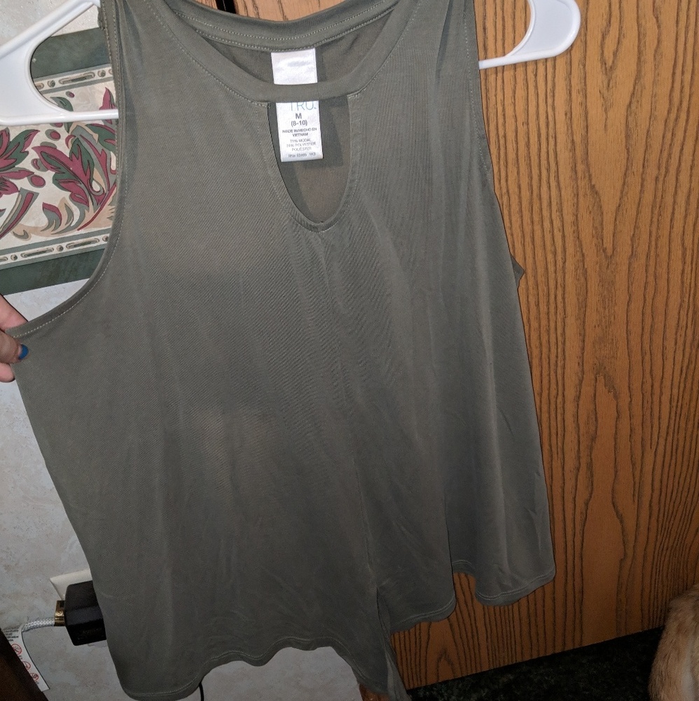 Olive green tank